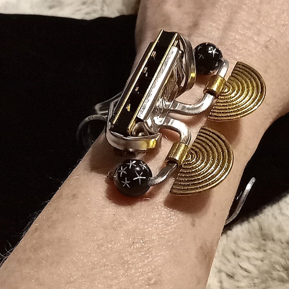 Silver cuff bracelet